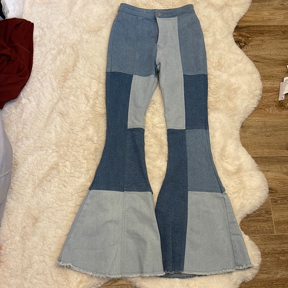 High-Rise Flare Jean Pants